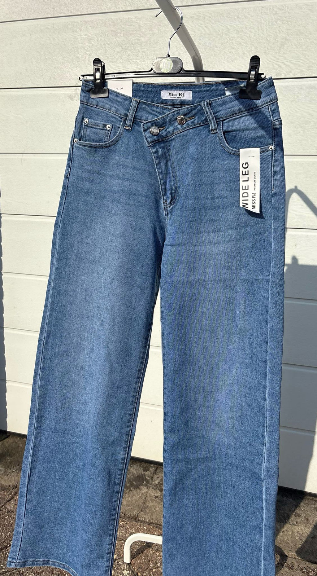 Wide Leg Jeans - Blauw