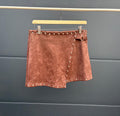 Ambika - Bruin Broekrokje Met Studs