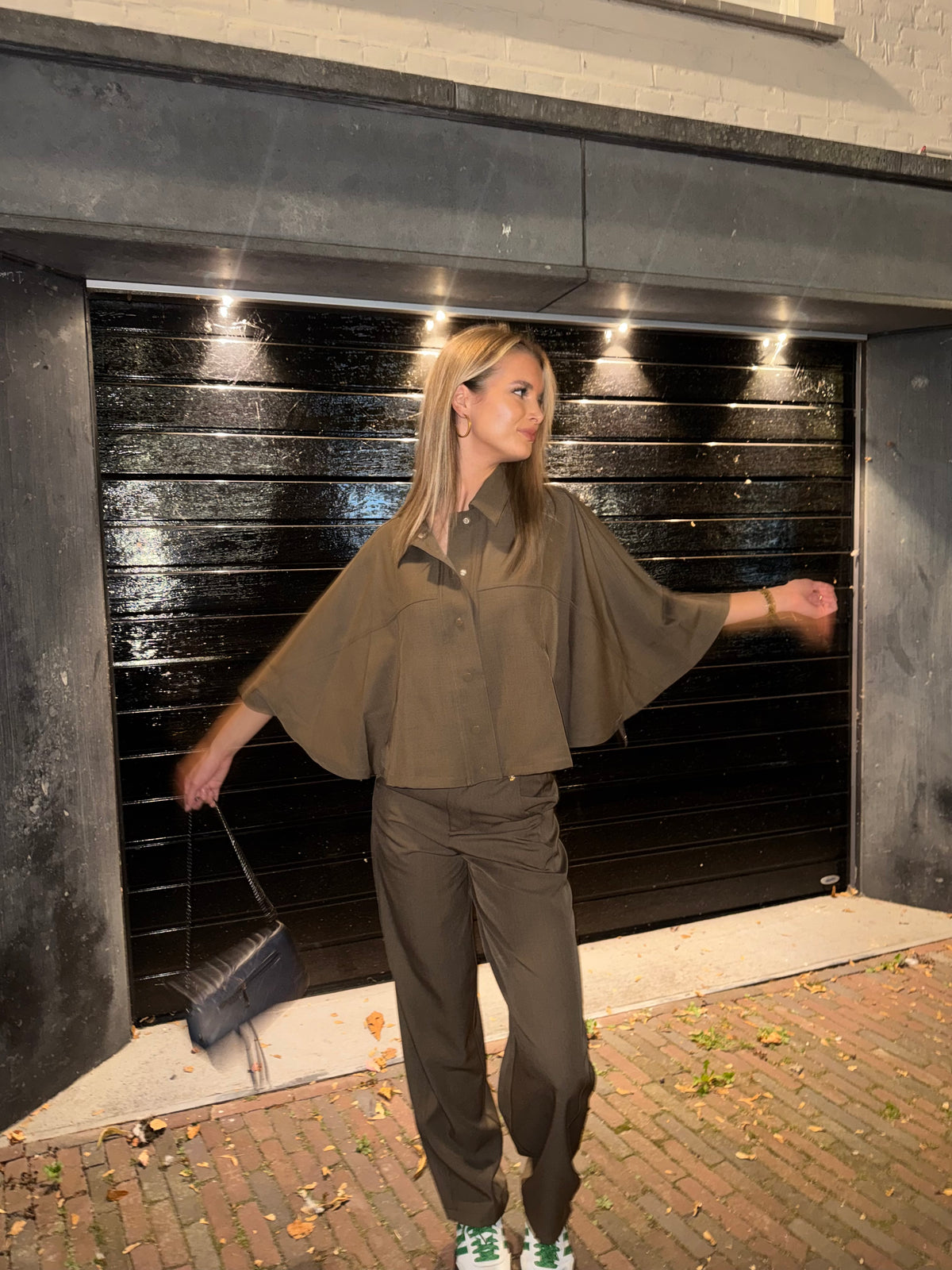 Oversized Cape blouse