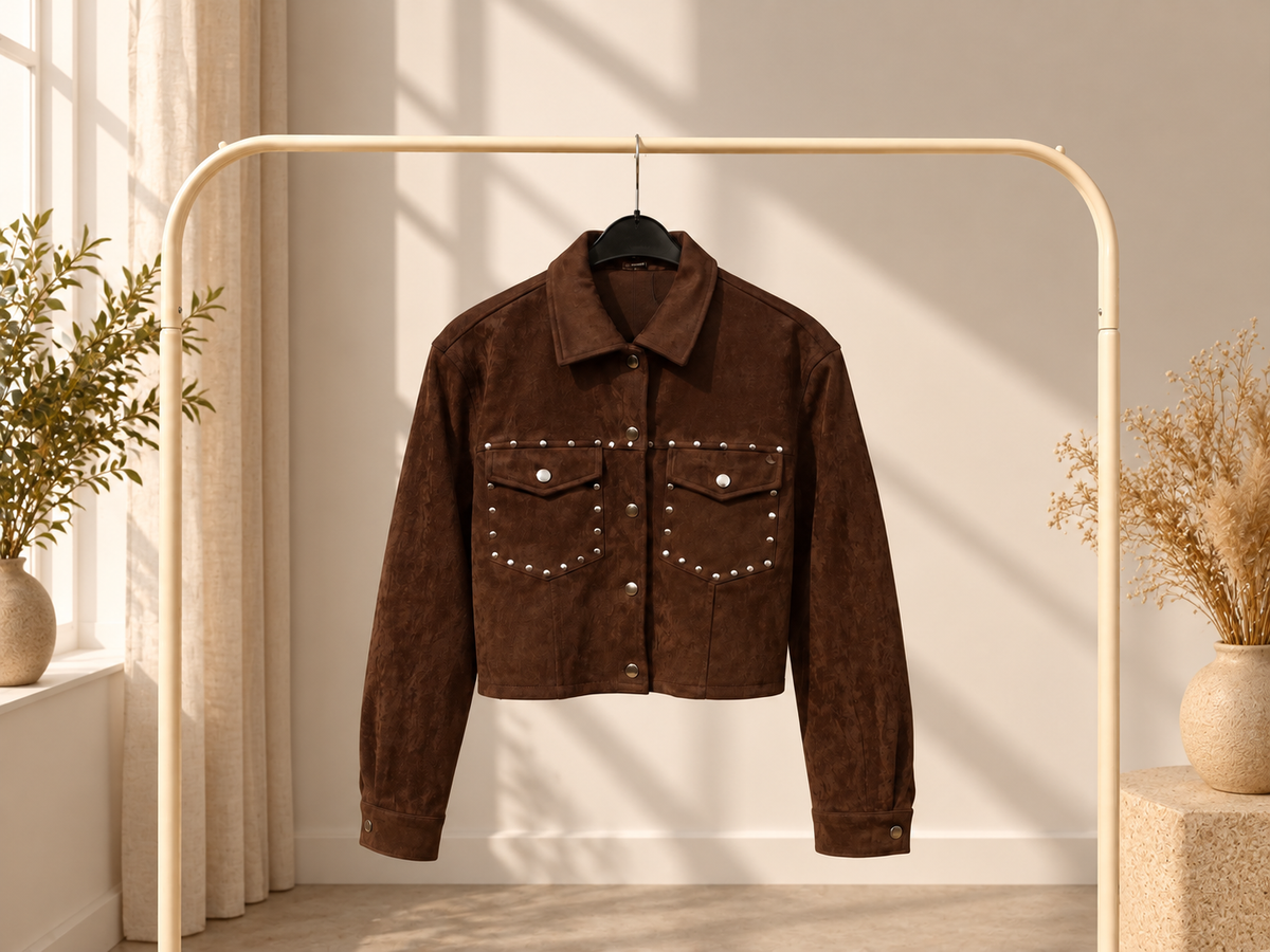 Western Stud Jacket – Chocolate
